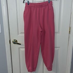 bubblegum pink small hollister sweatpants